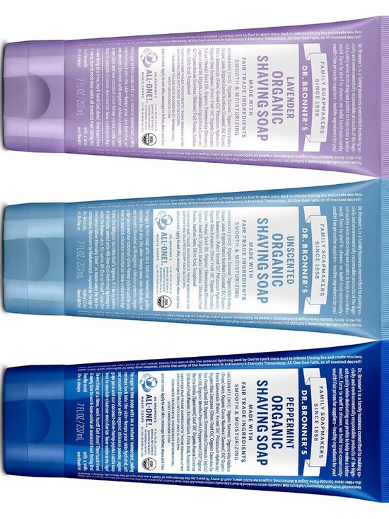 Other - Dr. Bronner's - Organic Shaving Soap (7 oz, 3-Pack, Variety Pack) Lavender, Baby